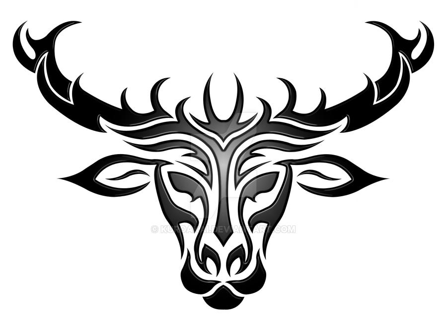 Stag Tribal by kuroakai on DeviantArt