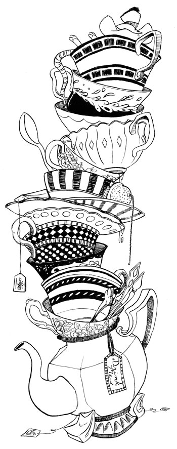 Teacups- Inks