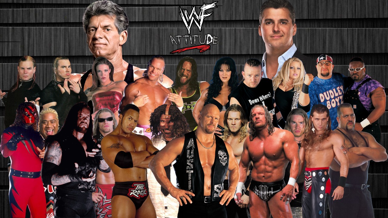 Wwf 200 Roster WWF Attitude Era by Rockjans35 on DeviantArt