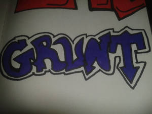 Grunt, drawed by me c: