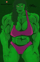 Retro Style She-Hulk