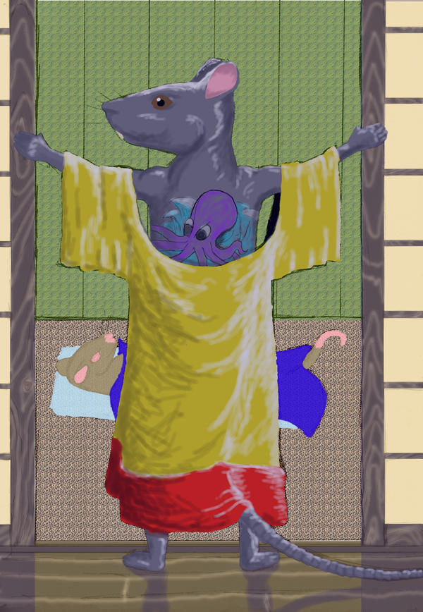 Yakuza Rat Yaoi for New Years by cybernetichero on DeviantArt