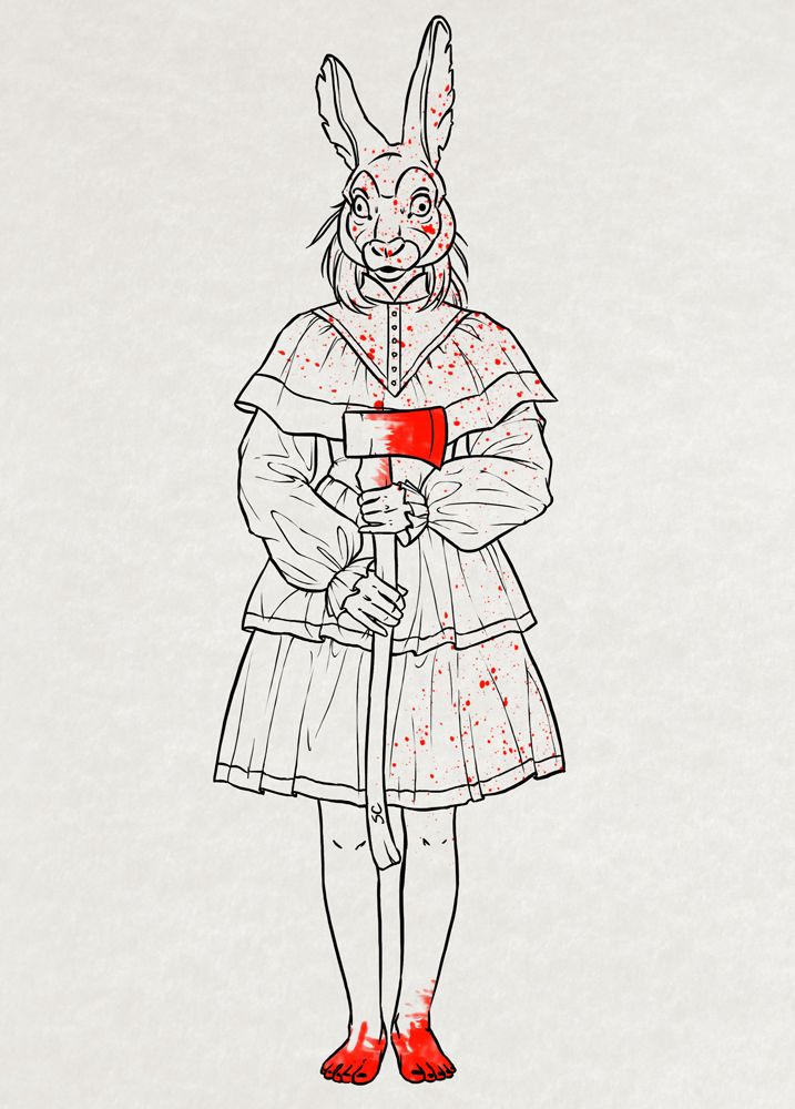 Ax Rabbit Deviantart Rabbit with an ax by the-tarot on DeviantArt