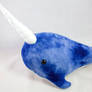 Giant Tie Dye Blue Narwhal