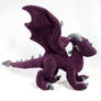 Dark Purple Dragon Plushie - For Sale