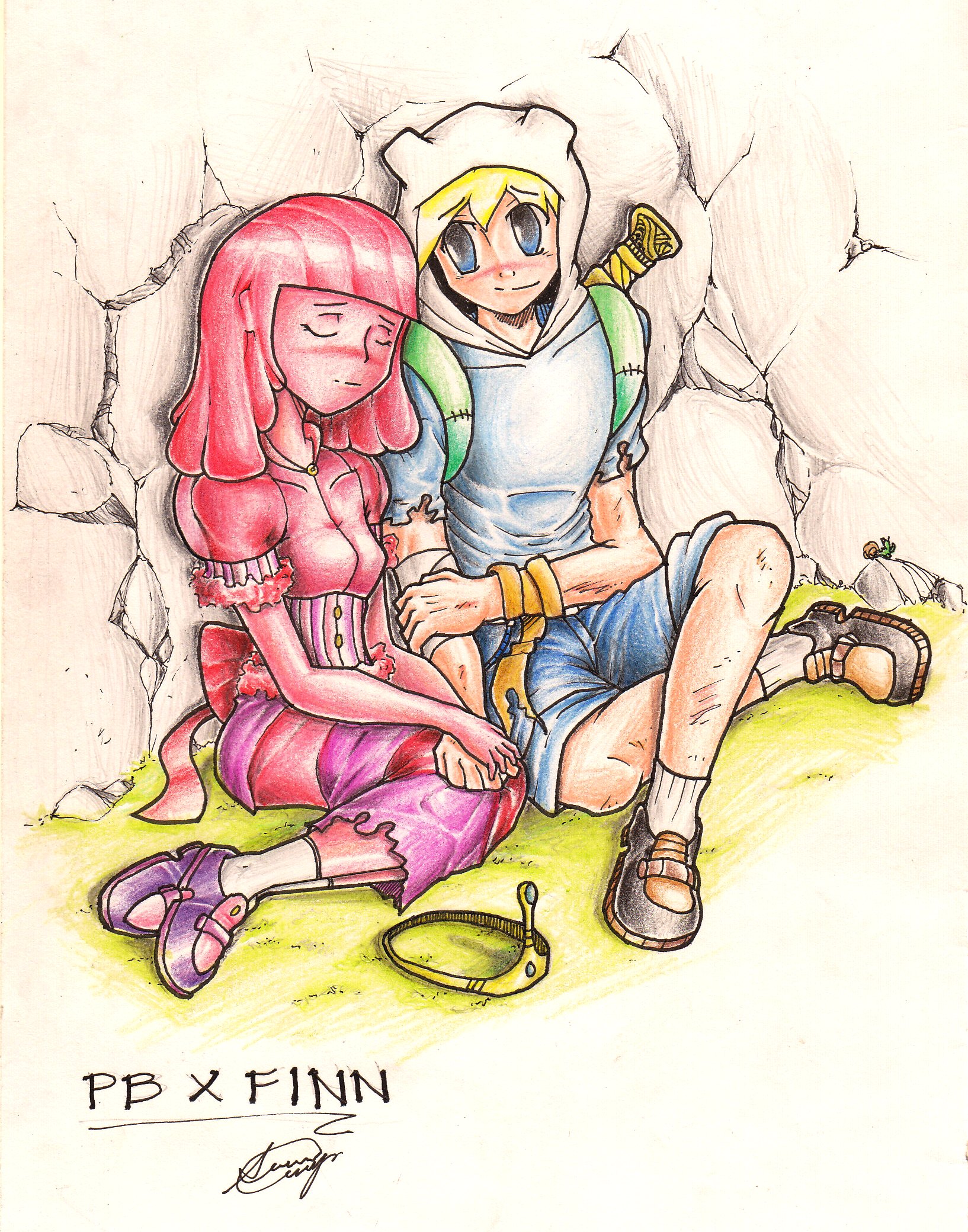 Drawing Request: PB X Finn Fanart