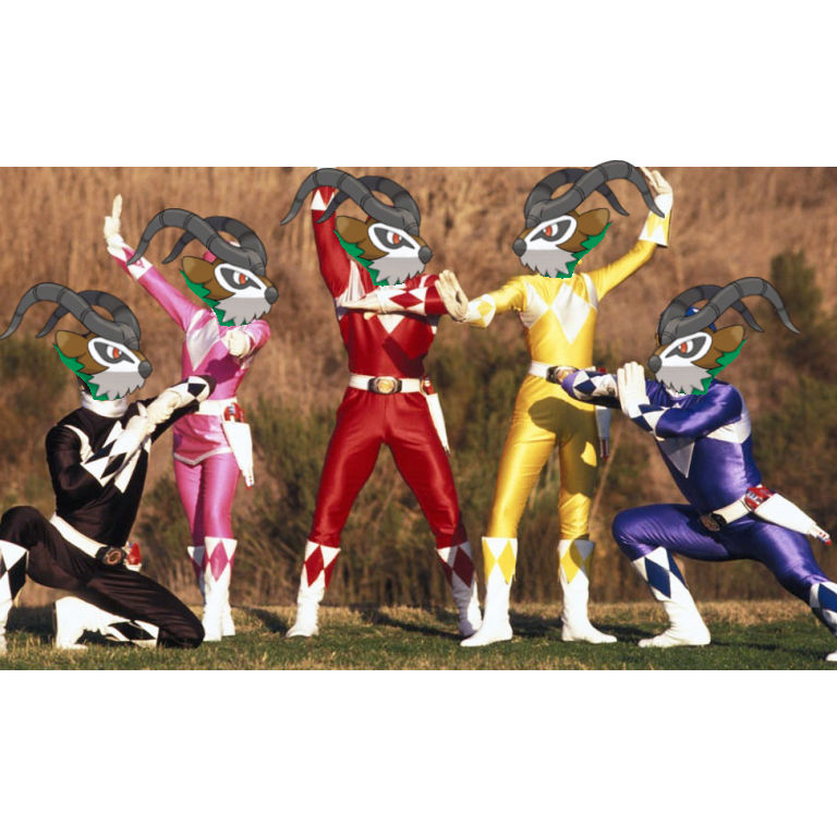 GOGOAT POWER RANGERS by Shadow-Hedgehog-lyf on DeviantArt
