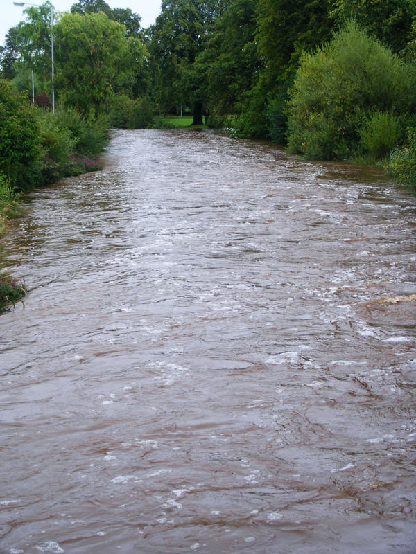 middle of the river