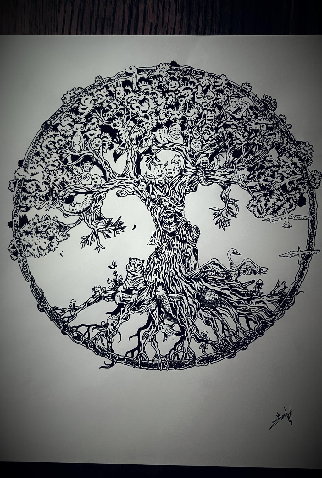 Arbre De Vie Yggdrasil By Fuxiana On Deviantart Arbre De Vie Yggdrasil By Fuxiana On Deviantart