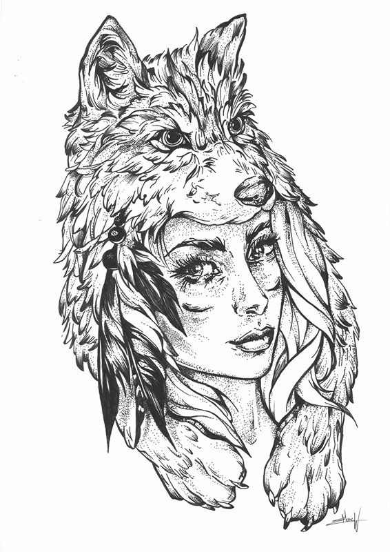 Femme sauvage by Fuxiana on DeviantArt