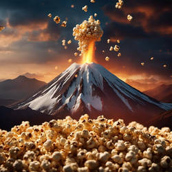 Volcano Erupting Popcorn
