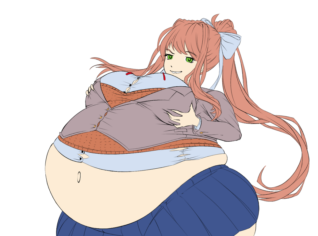 Fluta Inflation Monika Inflation Stage 2 (Coy) by NateInflate06 on DeviantArt