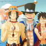 Ace, Sabo and Luffy Fan art