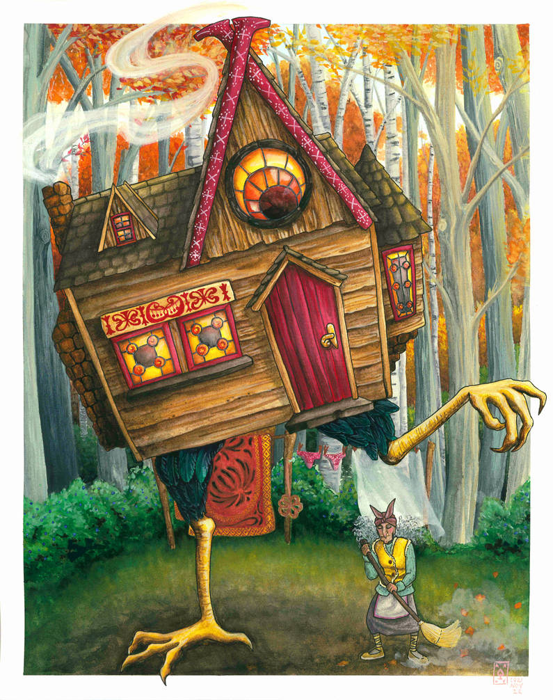 Baba Yaga's House by PikAceO on DeviantArt