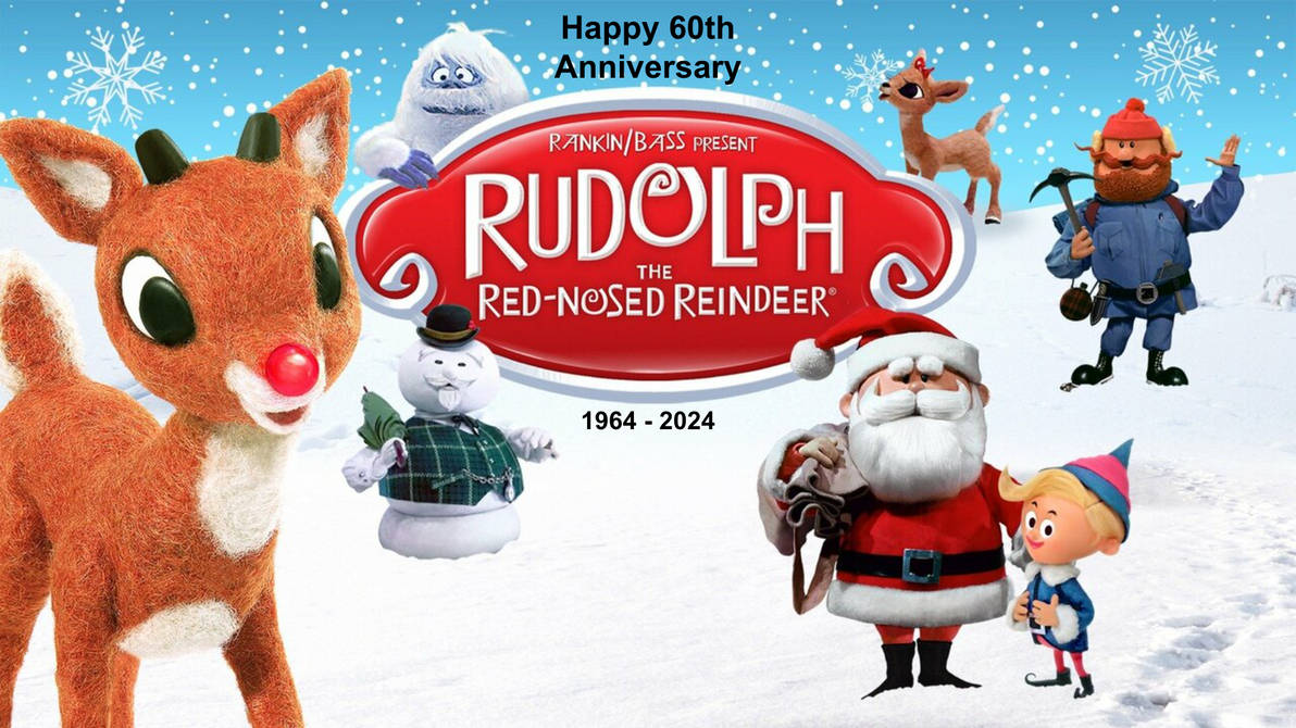 Happy 60th Anniversary Rudolph! by TuxedoNeko on DeviantArt