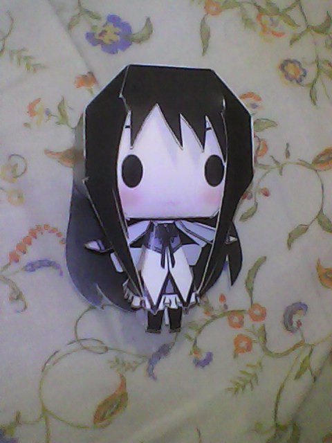 Chibi Homura Akemi papercraft