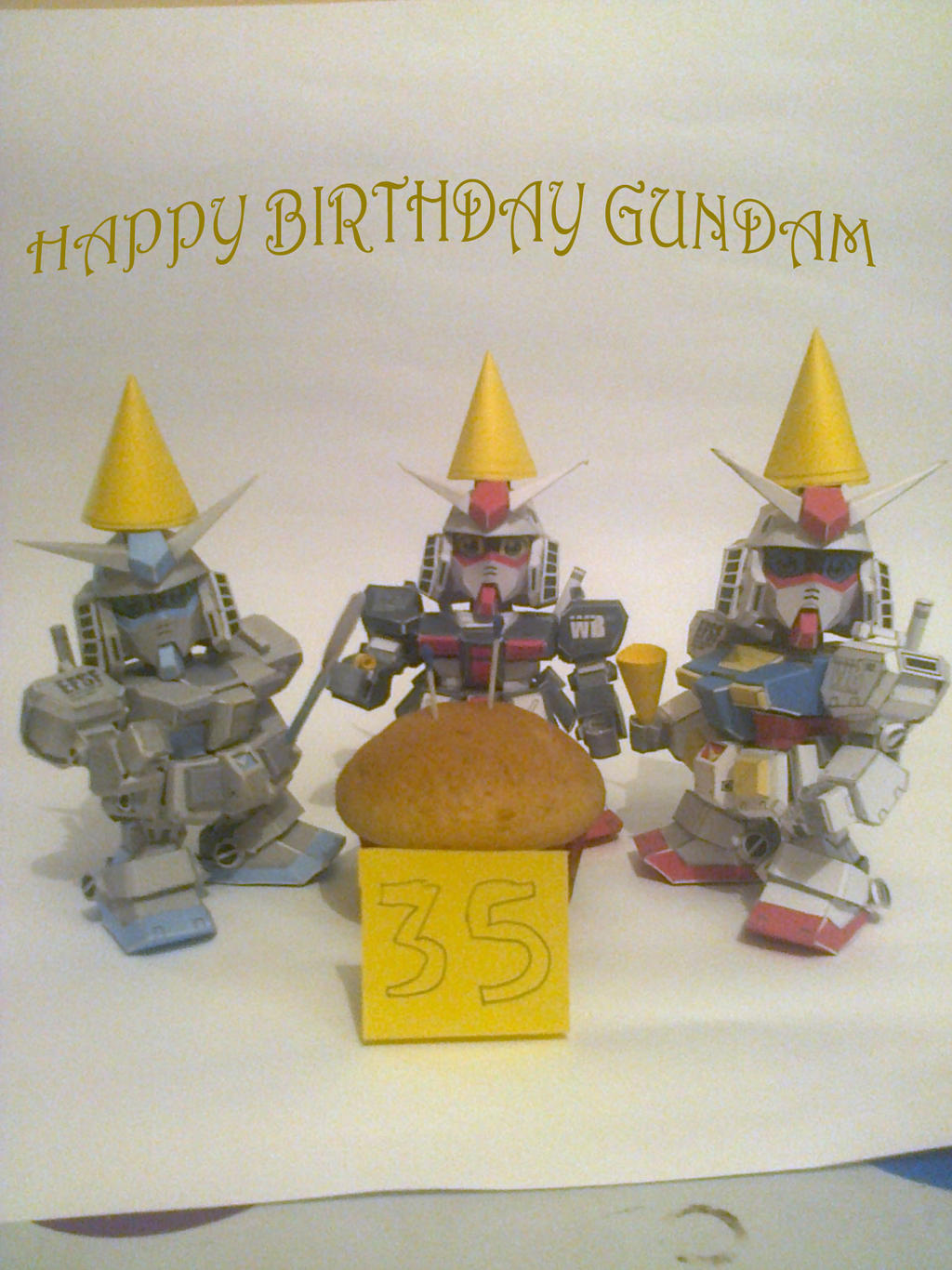 Happy birthday Gundam!