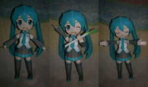 2015 Miku Hatsune papercraft