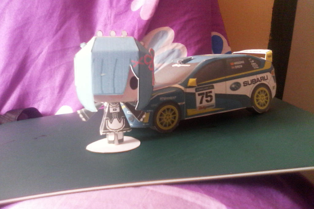 Rem and the literal Subaru papercraft by daigospencer on DeviantArt