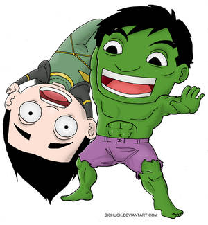 Loki and Hulk