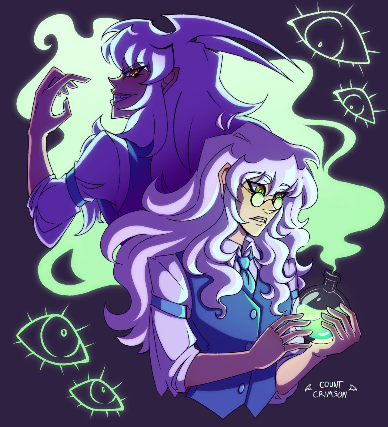 Dr. Ryou and Mr. Bakura by CountXCrimson on DeviantArt