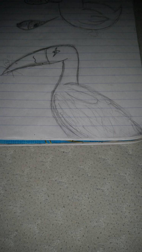 Man eating bird by LaceyGraves on DeviantArt