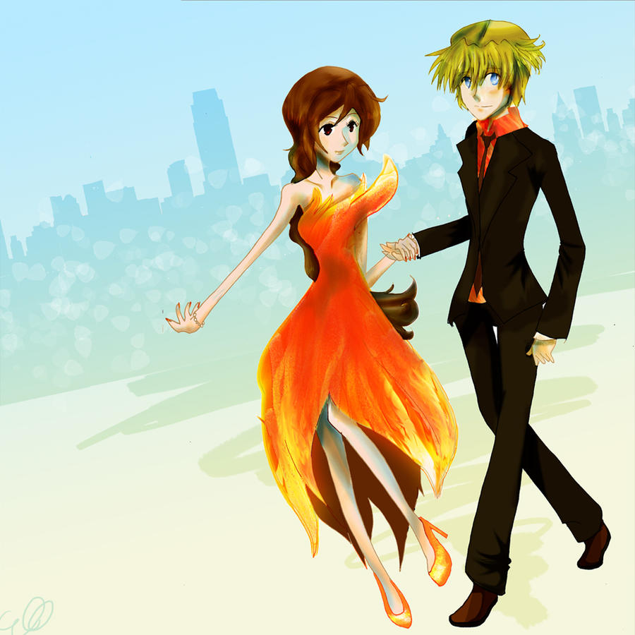The Couple on Fire