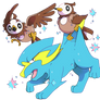Shiny electrike and starly