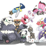 Groupe of pokemons