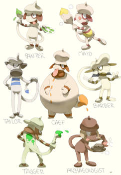 Smeargle variations