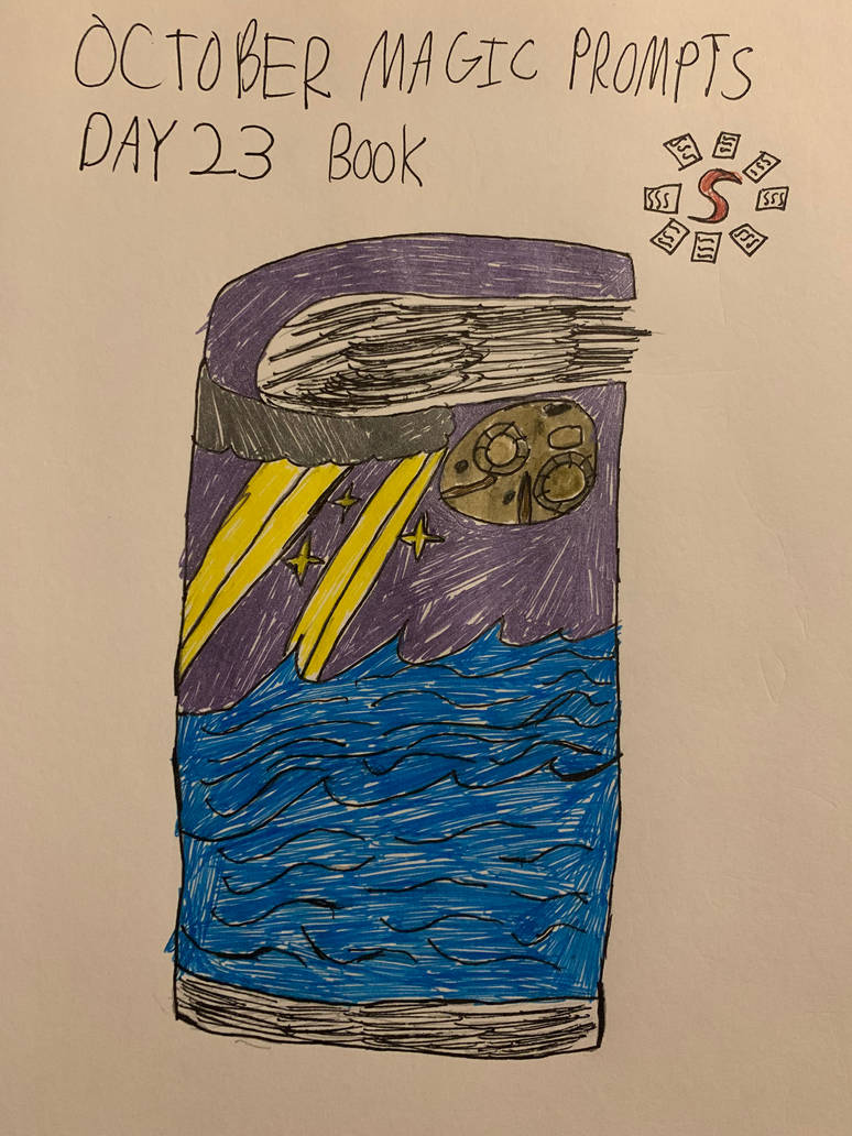 October Magic Prompts Day 23 Book by ShreddedSketches on DeviantArt