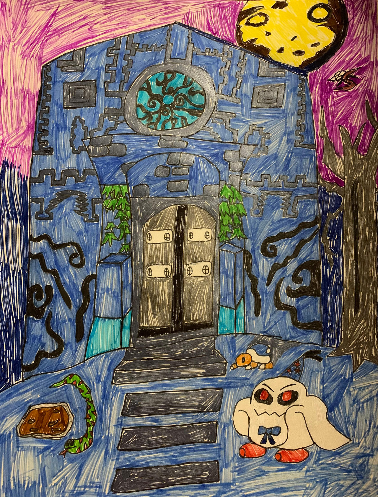 Doopliss In Creepy Steeple by ShreddedSketches on DeviantArt