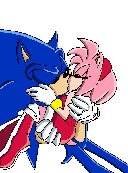 Sonamy 'a kiss' by Whydishard on DeviantArt