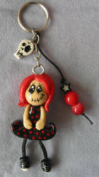 Red Girl Keychain