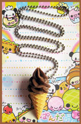 Chocolate Ice Cream Necklace 2