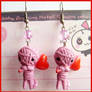 Pink Voodoo Earrings