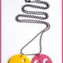 Pacman Acrylic Necklace 2