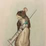 Mouse Vet - Pencil and Watercolor