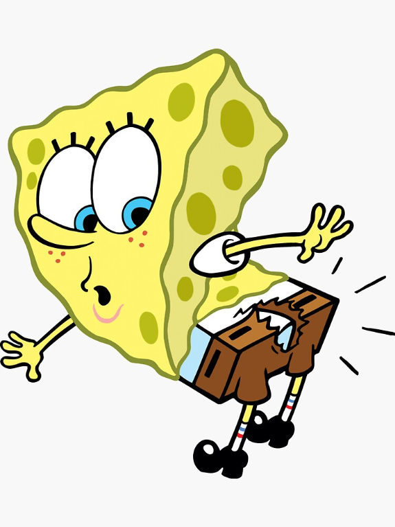 Spongebob rip his Pants by keylaworld100 on DeviantArt