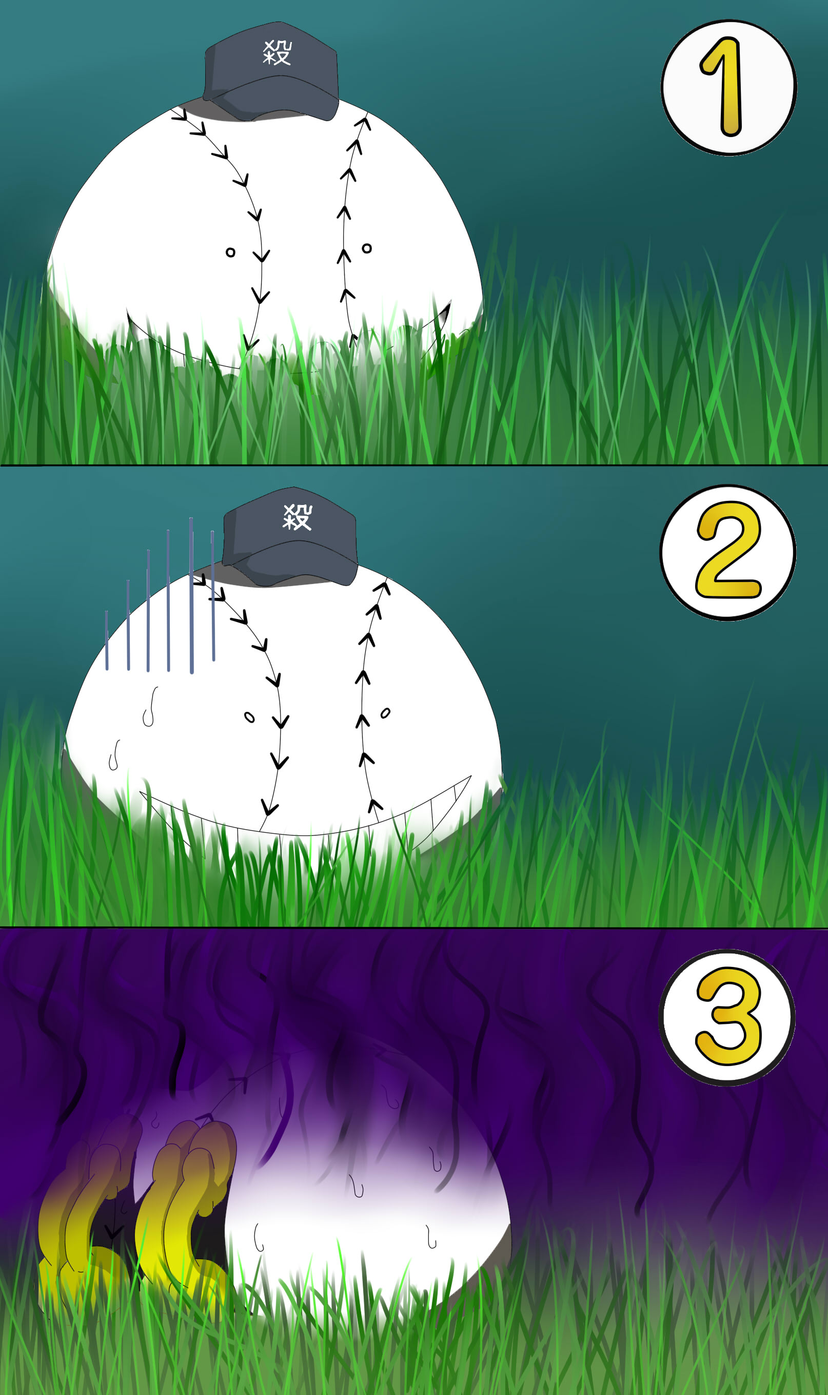 Koro-Sensei - funny Baseball Scene by LunaBloodriver on DeviantArt Koro-Sensei - funny Baseball Scene by LunaBloodriver on DeviantArt