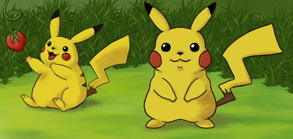 Native Pikachu Wild Pikachus by Kaiyosa on DeviantArt