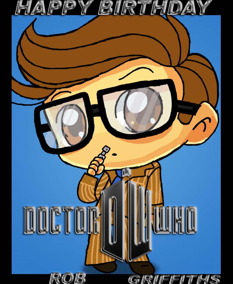 Dr. Who Birthday Card