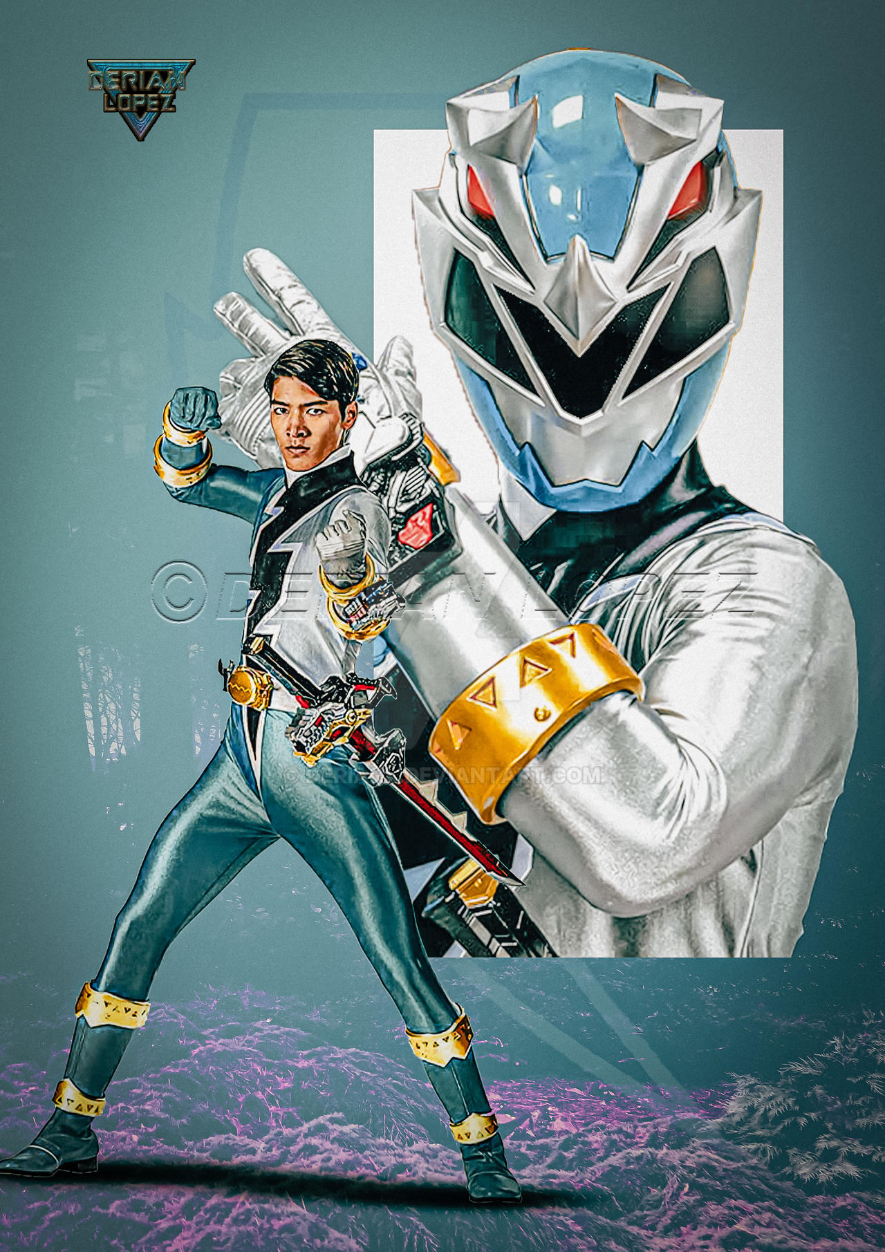 Power Ranger Ranger Furry The Blue Dino Fury Ranger by derianl on DeviantArt