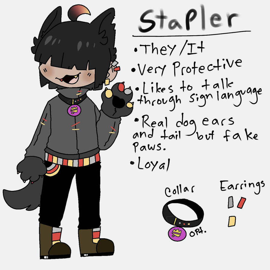 Stapler Reference Sheet! by ShiftyTapey on DeviantArt