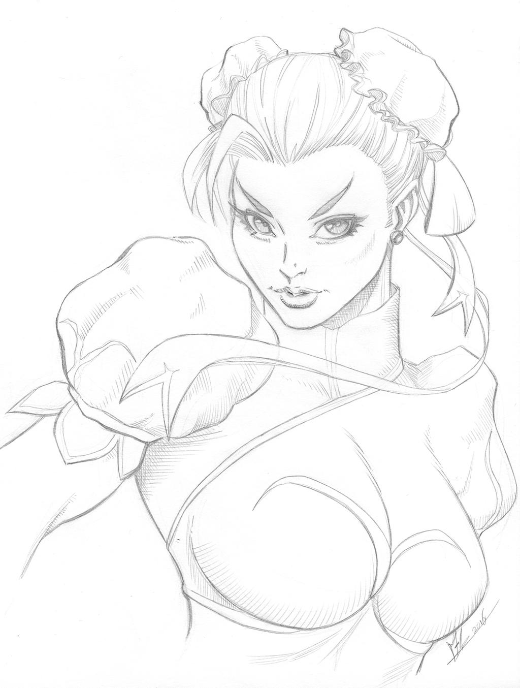 Chun-Li by Marc-F-Huizinga