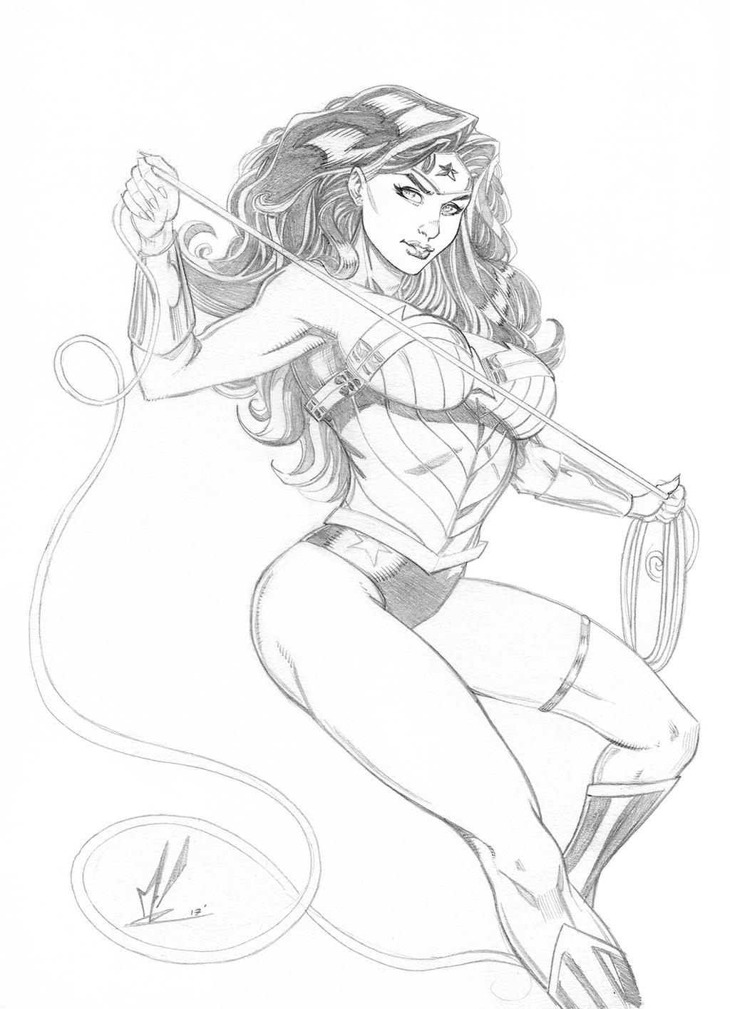 Wonder Woman Pencils