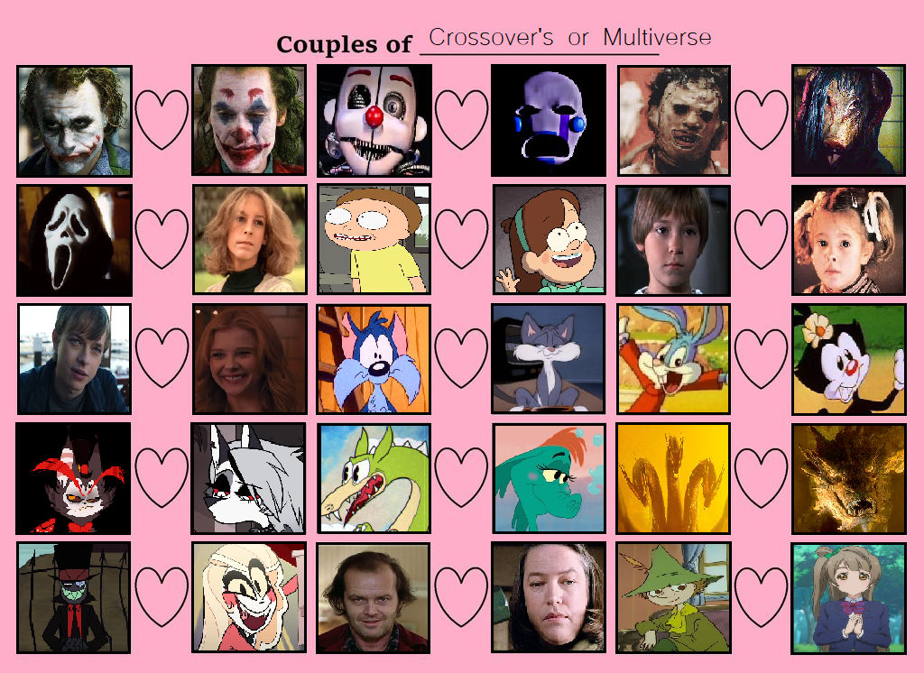 Couples of crossover's or multiverse's by Labromasclevergirl on DeviantArt