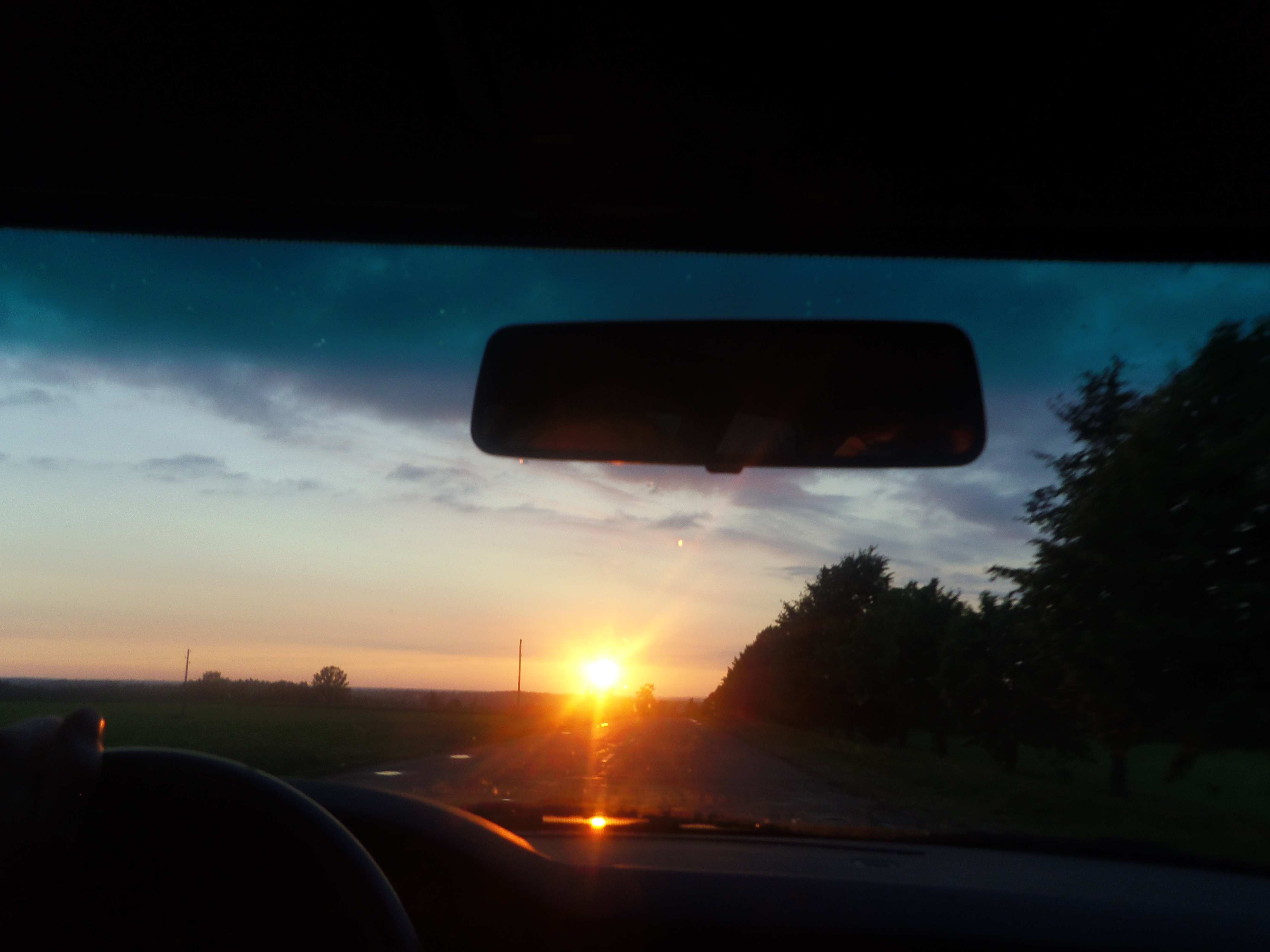 ...And then we drove off into the sunset, lol.