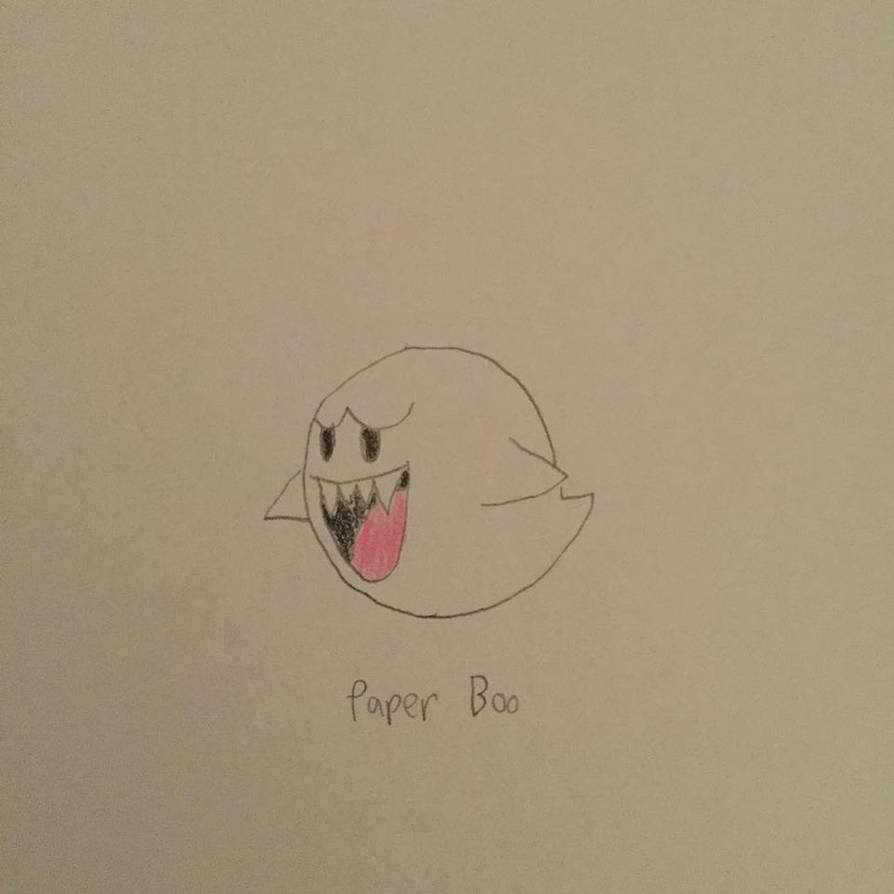 Paper Boo by Flipsideart3111 on DeviantArt