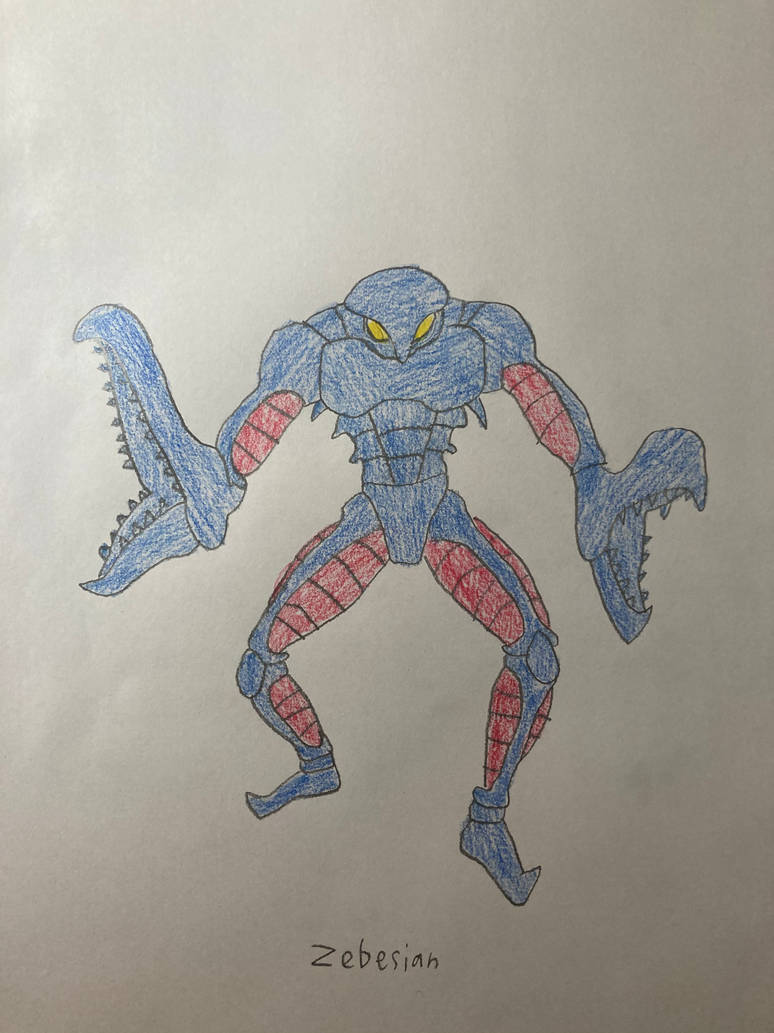 Polybits Zebesian Zebesian (Super Metroid) by Flipsideart3111 on DeviantArt